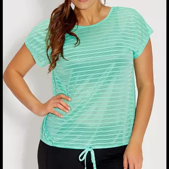 Maurices Tops - Maurices Mint Work Out Short Sleeve Shirt size 3X